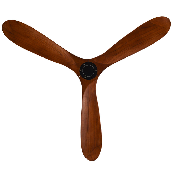 Eco Style DC Ceiling Fan - White / Beechwood 52" | Australia - View #12